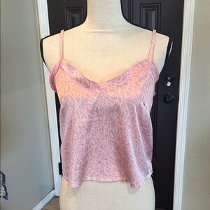Pink Animal Print Camisole